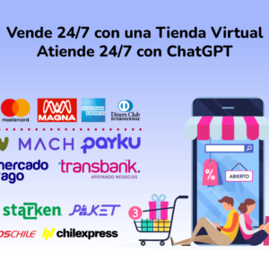 Tienda Virtual con Webpay y asistente de ventas con IA 24/7